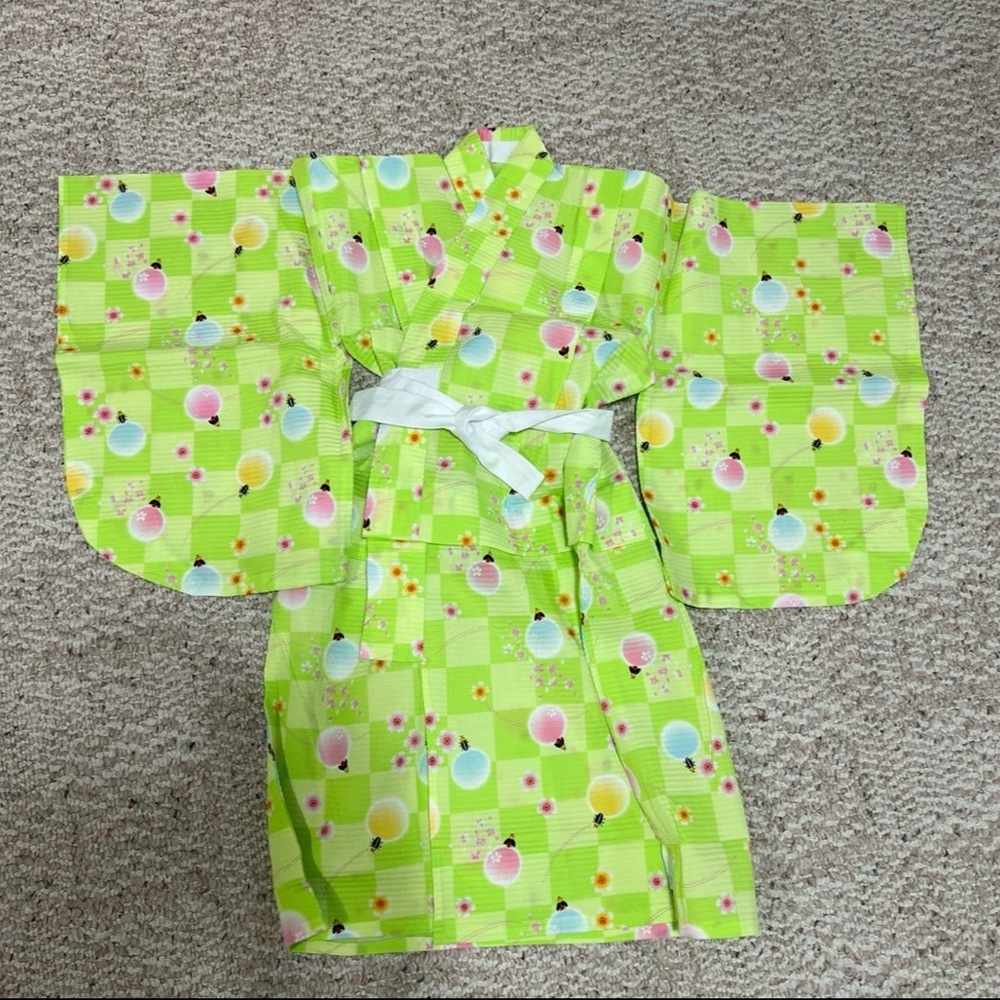 Girls Summer Kimono Yukata robe Japanese